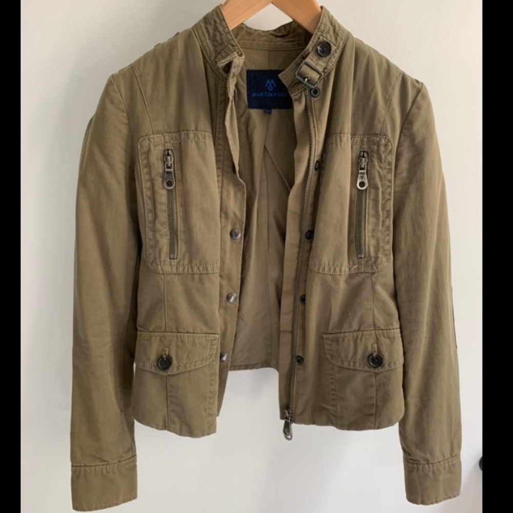 Martin + Osa Casual Military Style Utility Jacket